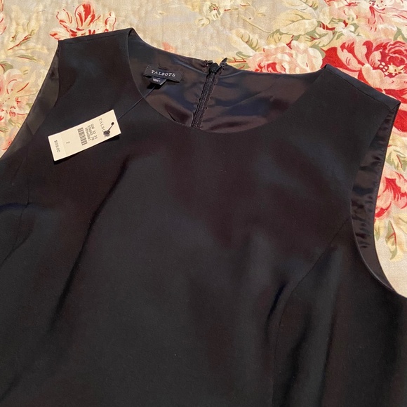 NWT Talbots Little Black Dress, size 2 - Picture 4 of 7